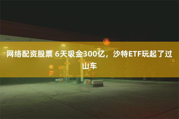 网络配资股票 6天吸金300亿，沙特ETF玩起了过山车