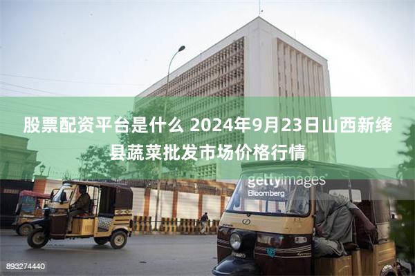 股票配资平台是什么 2024年9月23日山西新绛县蔬菜批发市场价格行情