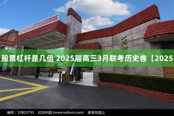 股票杠杆是几倍 2025届高三3月联考历史卷【2025